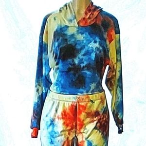 Tie dye Hoodie set